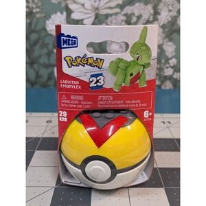 Mega Pokemon Larvitar Building Set JCT24 Series 23 Repeat Ball 29 Pcs New
